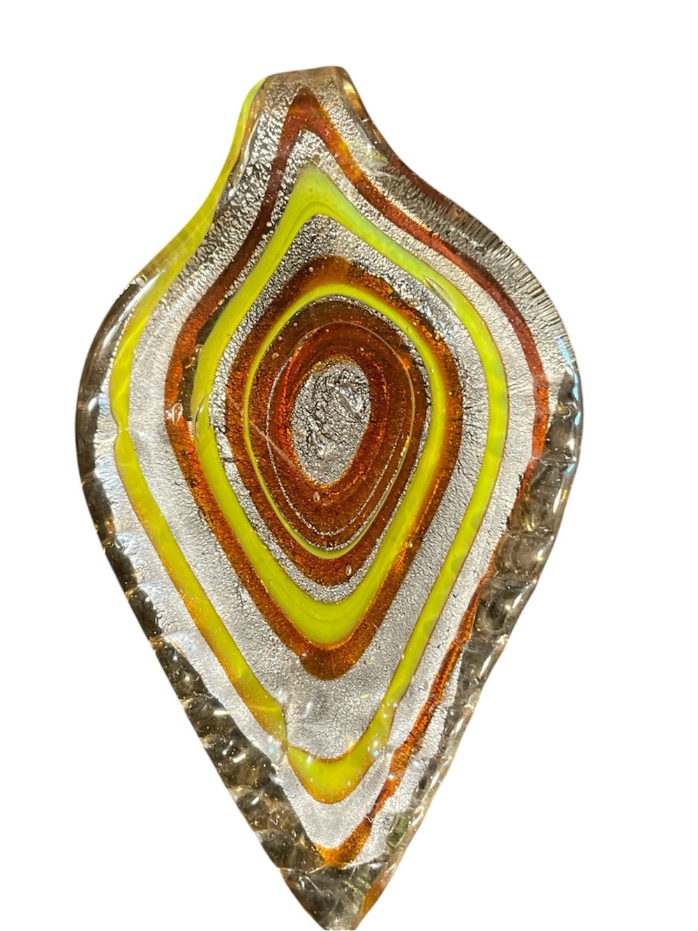 ✔️✔️Handblown Art Glass Pendant